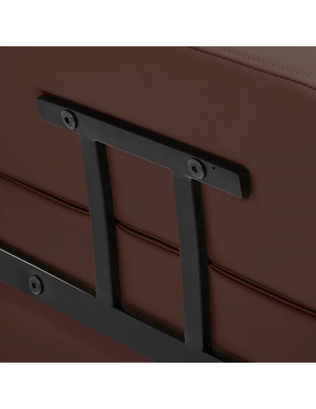 Fotel fryzjerski Porto – czarno-brązowy