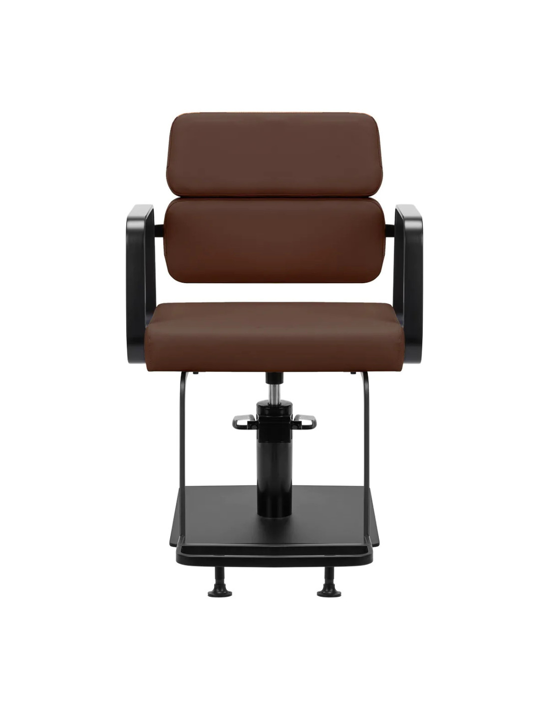 Fauteuil de coiffure Porto – Noir & Marron  