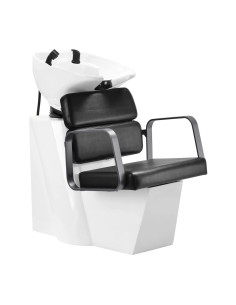 Bac à Shampoing Porto Noir Gris Chromé