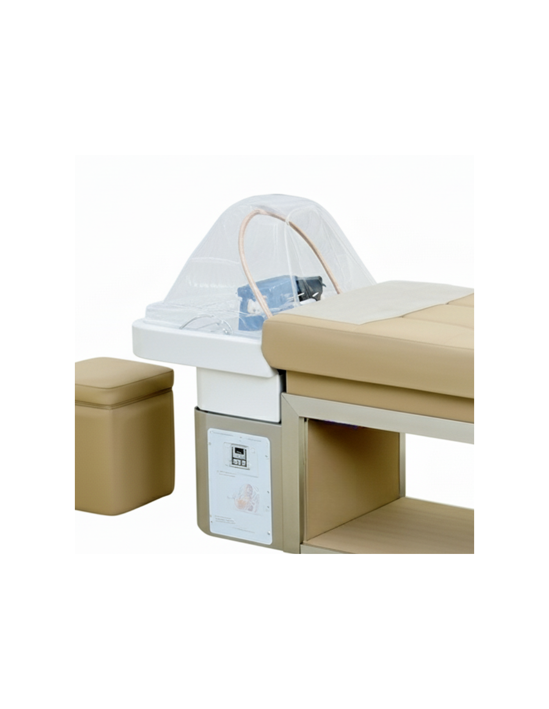 Table Head Spa SerenityFlow: Masaje profesional y ritual capilar