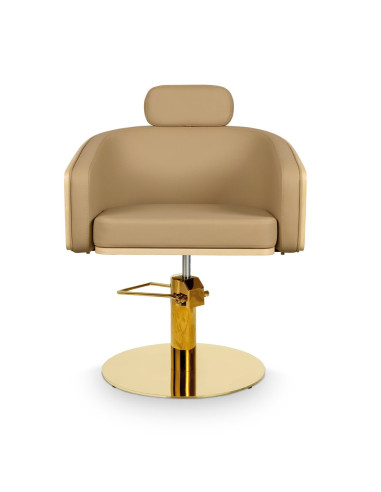 ALYA Beige Hairdressing Chair – Elegance and Professional Comfort