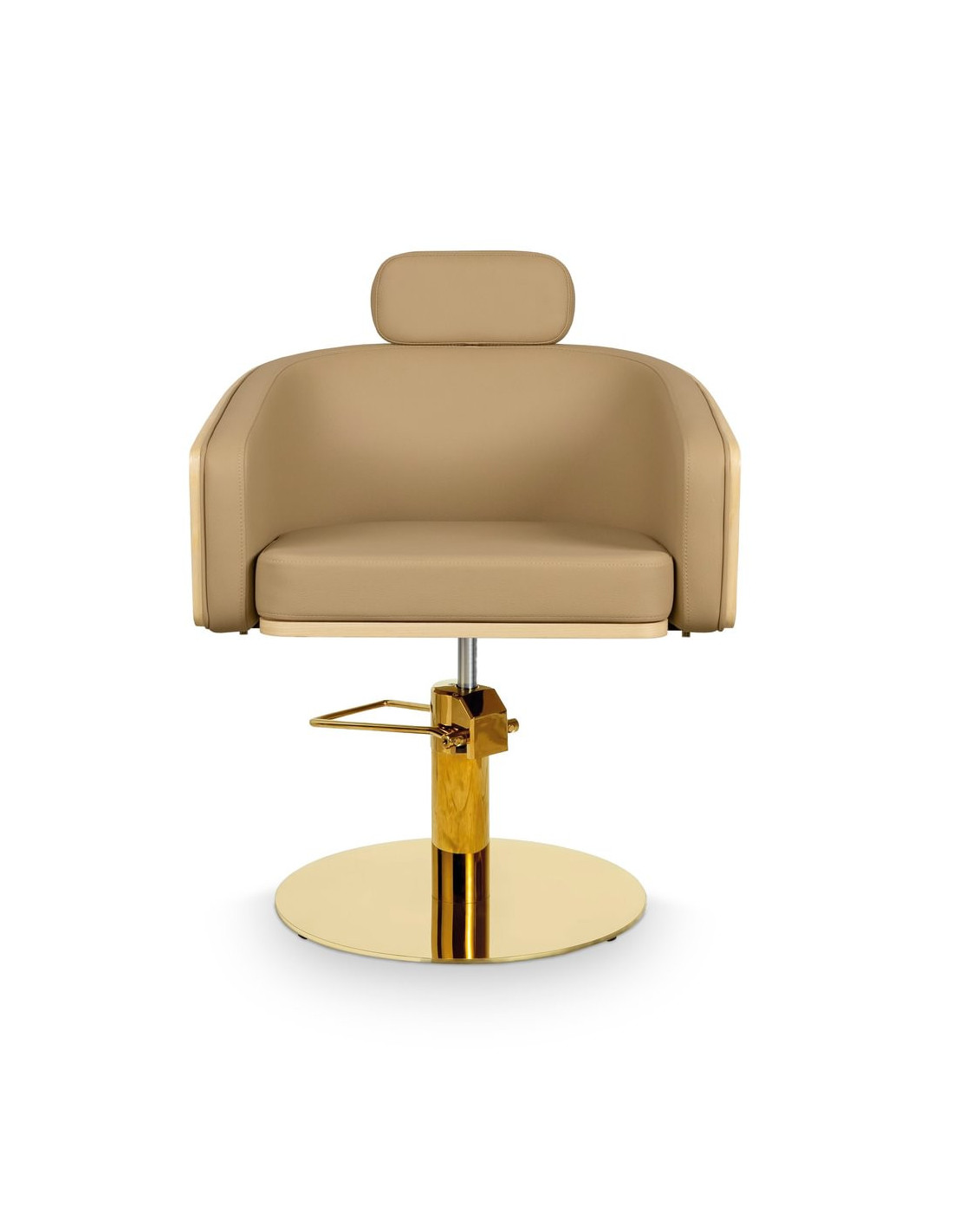 ALYA Beige Kappersstoel – Elegantie en Professioneel Comfort