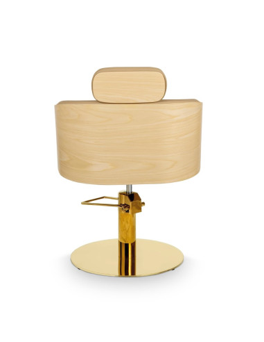 ALYA Beige Kappersstoel – Elegantie en Professioneel Comfort