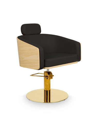 Fotel fryzjerski ALYA Black – Barcelona Design & Professional Comfort