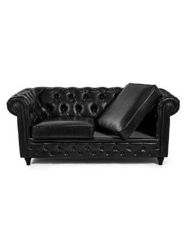 Schwarzes Wartesofa Minsk – Eleganz und professioneller Komfort