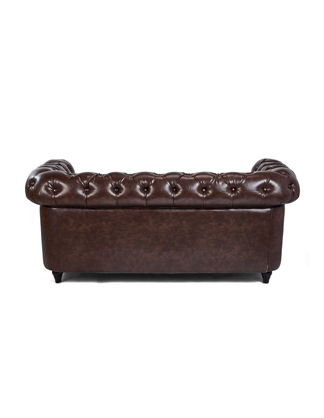 Dock Brown wachtbank – elegante Chesterfield-stijl