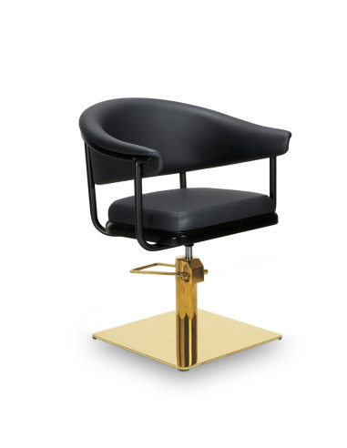 Silla de peluquería negra LYRA