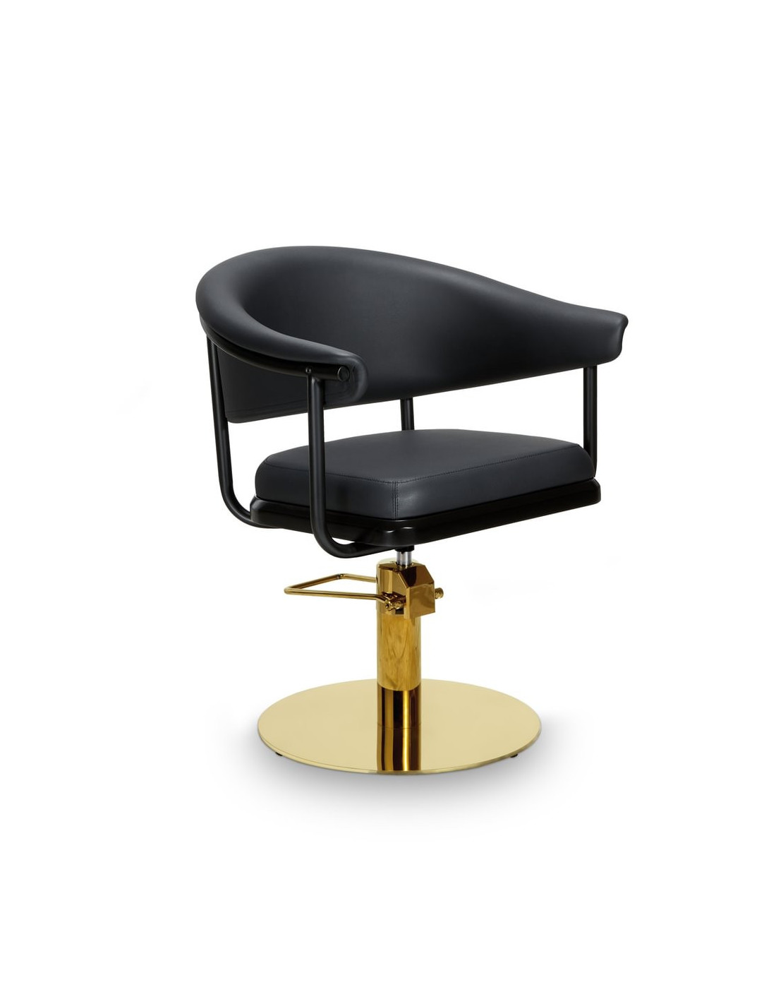 LYRA Black Hairdressing Chair