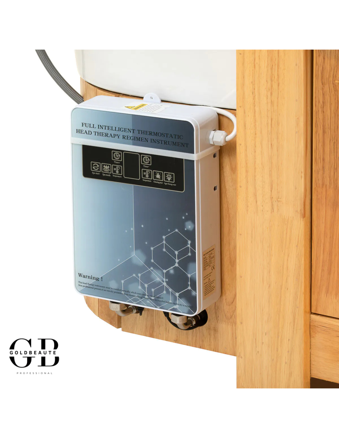 Mesa de cabeceira Spa 3 em 1 – ZenFusion Grey Edition Goldbeaute