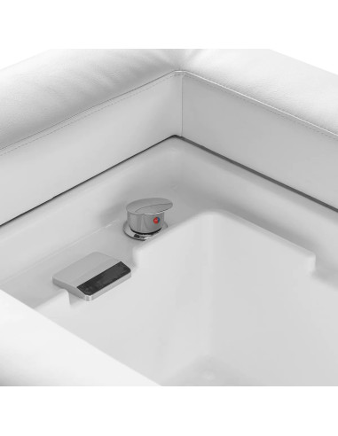 Head Spa Japanischer 3-in-1-Betttisch – ZenFusion White Edition