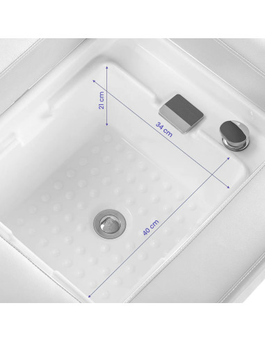 Head Spa Japanse 3-in-1 bedtafel – ZenFusion White Edition