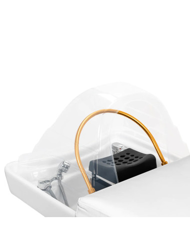 Mesa de cabeceira japonesa 3 em 1 Head Spa – ZenFusion White Edition