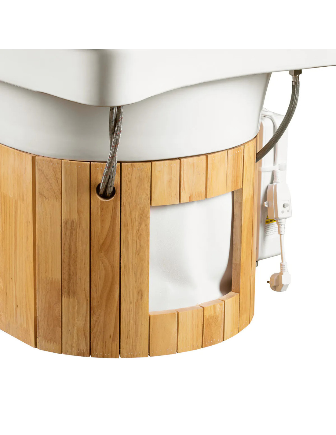 Stolik kawowy Head Spa 3 w 1 w stylu japońskim – ZenFusion White Edition