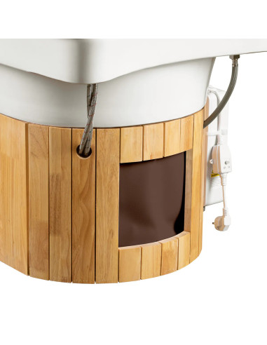 Head Spa Japanse 3-in-1 bedtafel – ZenFusion Edition Bruin