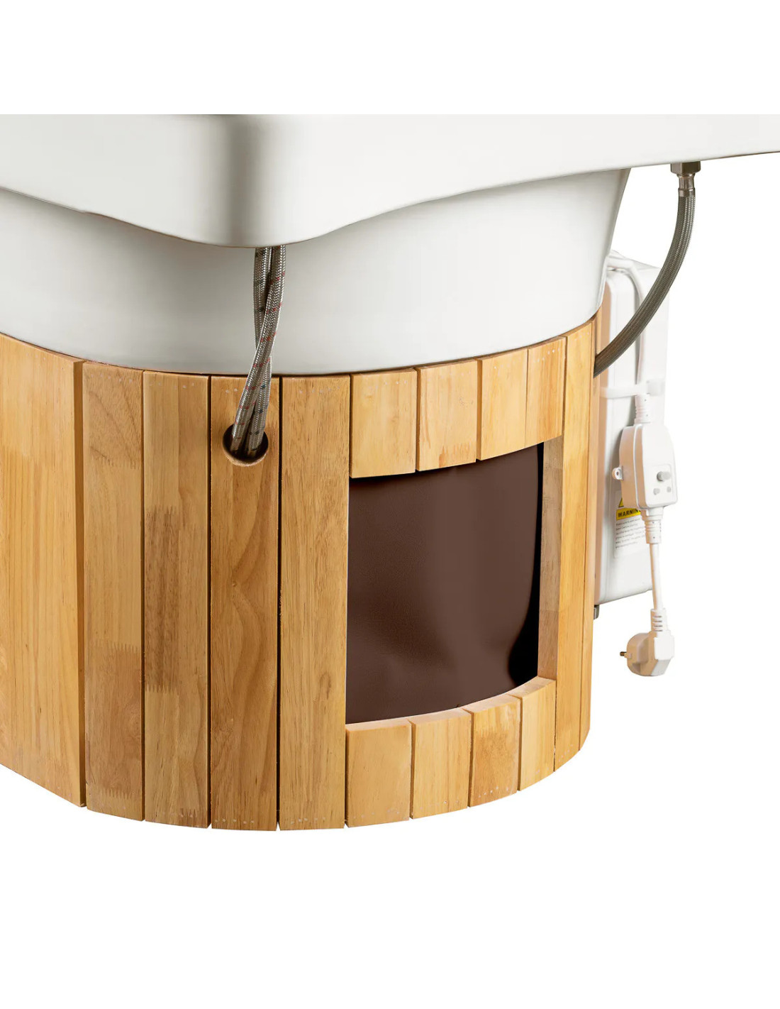 Stolik kawowy Head Spa 3 w 1 w japońskim stylu – ZenFusion Edition Brown