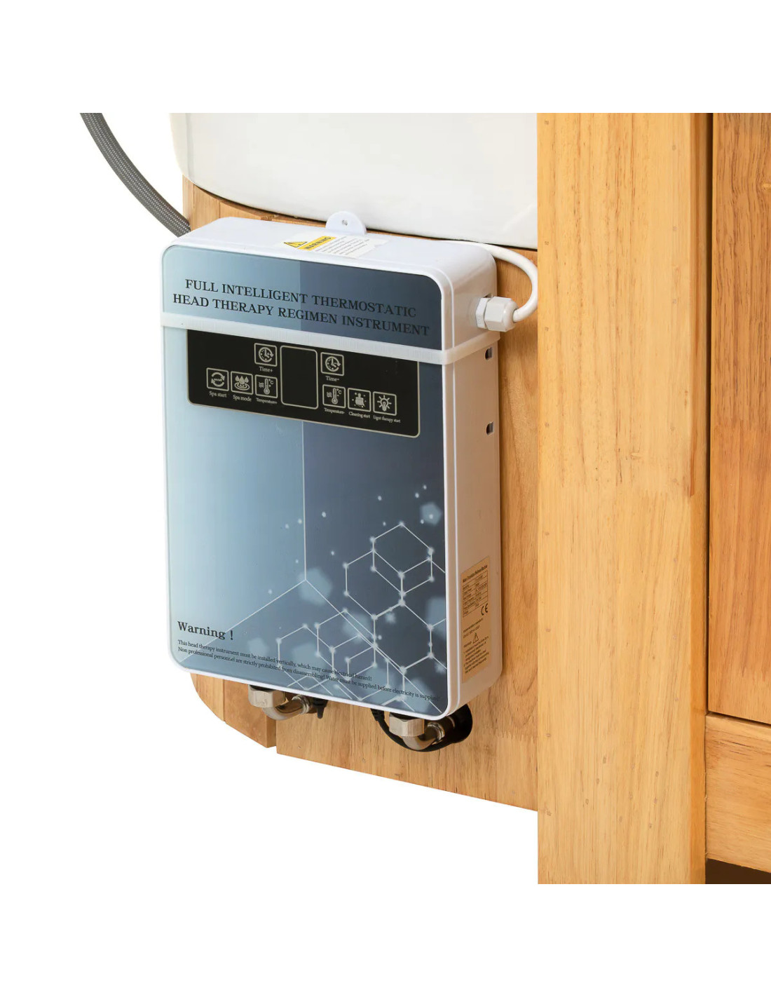 Head Spa Japanischer 3-in-1-Betttisch – ZenFusion Edition Braun