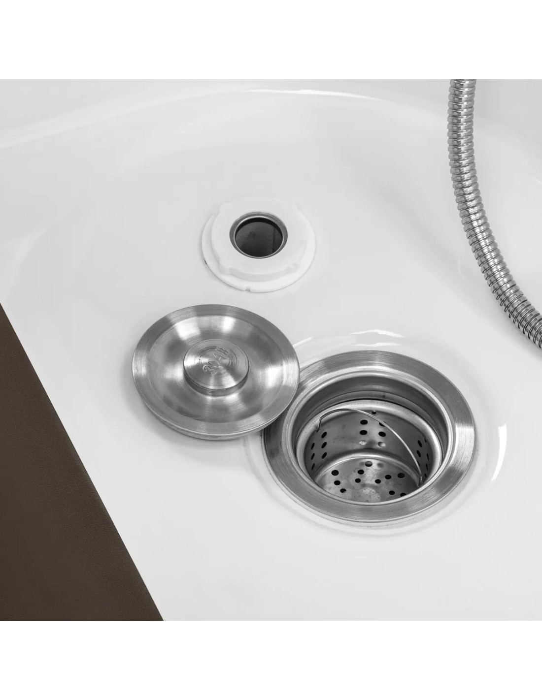 Mesa de cabeceira japonesa 3 em 1 Head Spa – ZenFusion Edition Brown