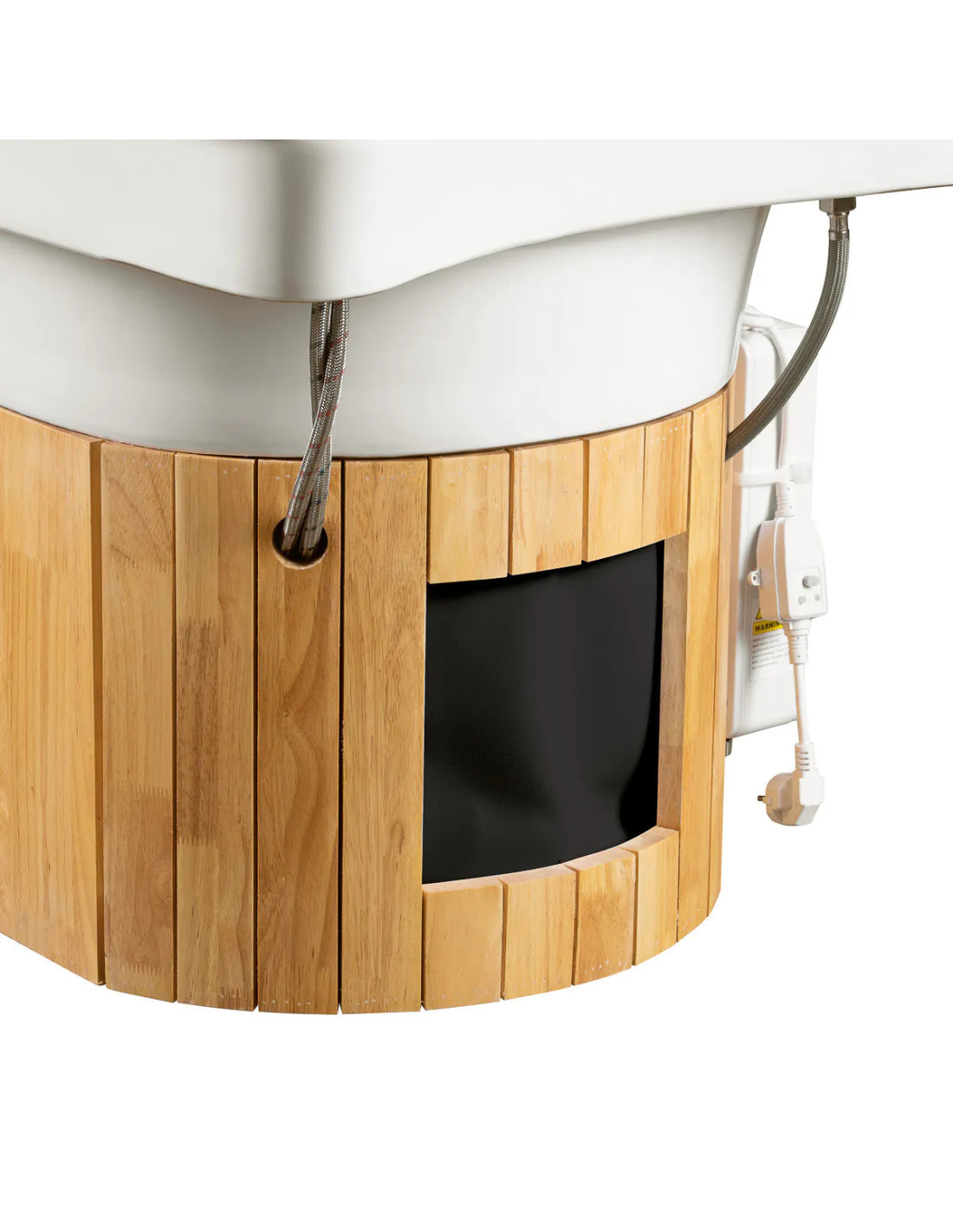 Mesa de noche japonesa 3 en 1 Head Spa – ZenFusion Black Edition