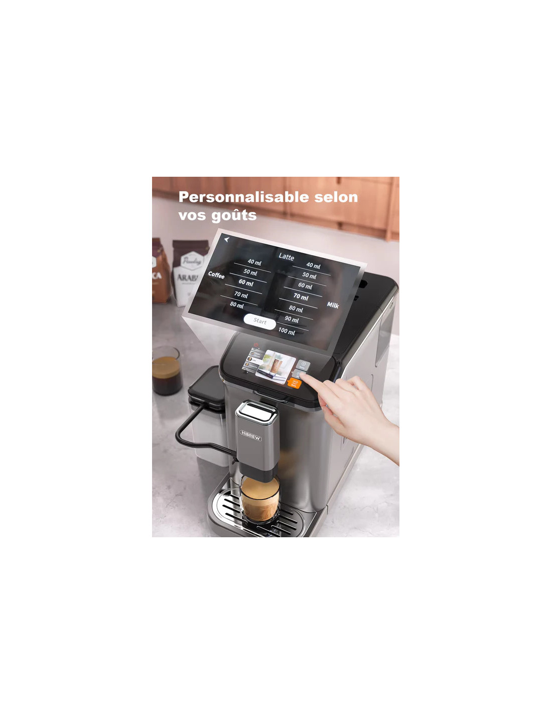 Machine à Expresso Professionel Automatique Hibrew 