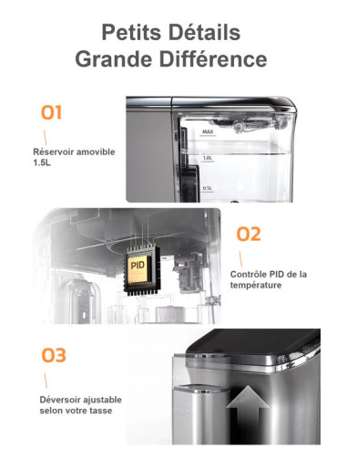 Machine à Expresso Professionel Automatique Hibrew 