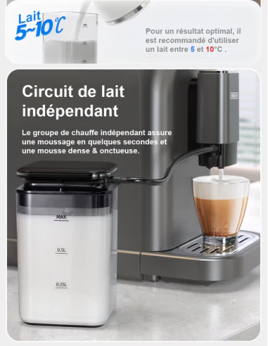 Macchina per caffè espresso professionale automatica Hibrew