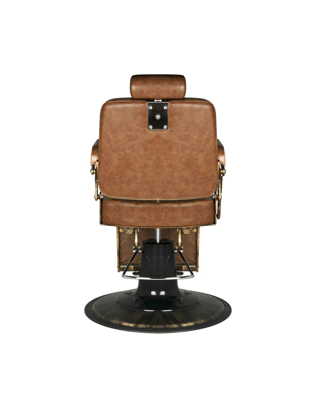 Fauteuil Barbier BOSS Cuoio Antico – Vieux Cuir Clair & Élégance Vintage 