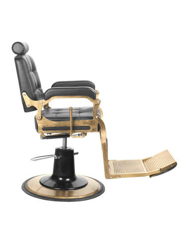 BOSS Obsidian Barberstuhl – Intensives Schwarz & Performance Pro 