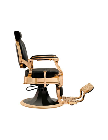 Syracuse Gold Friseurstuhl – Goldene Eleganz & professioneller Komfort 