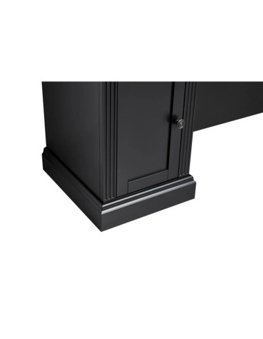 Estación de peluquería William 1B con lavabo – Retro Black Pro