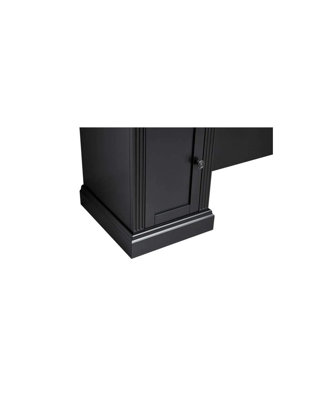 Postazione da barbiere William 1B con lavabo – Retro Black Pro