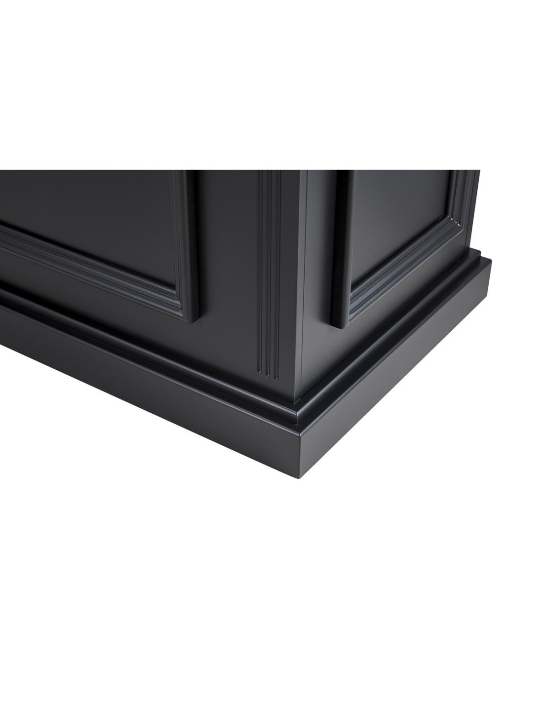 Barber EARL Reception Desk – Retro Black Reception Counter