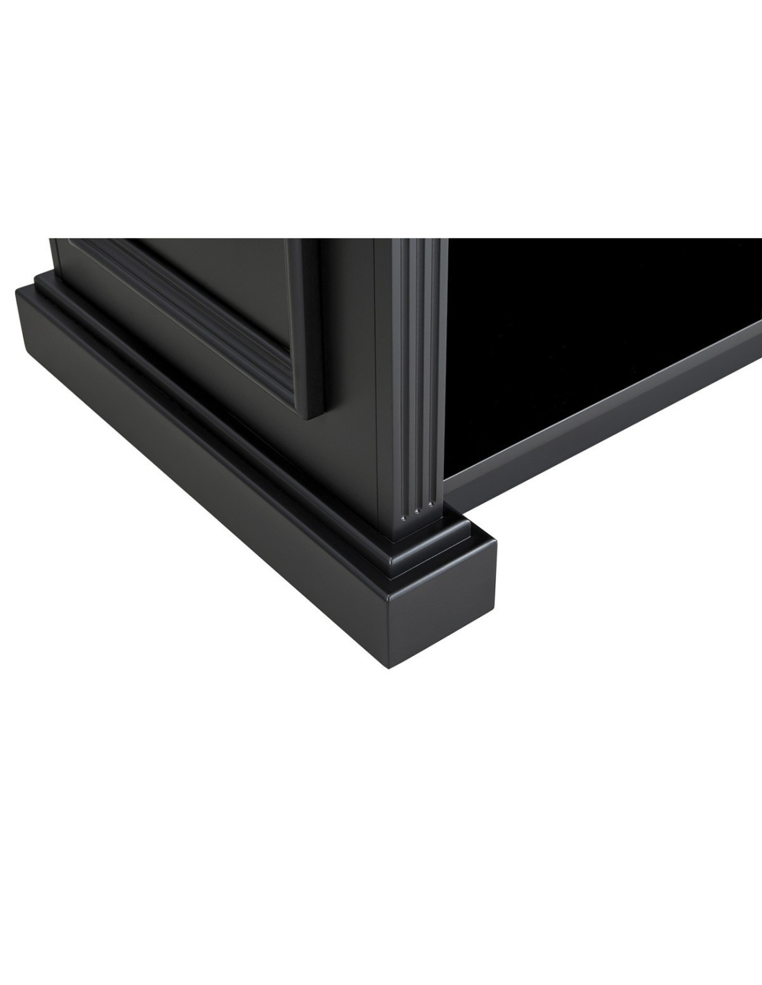 Barber EARL Reception Desk – Retro Black Reception Counter