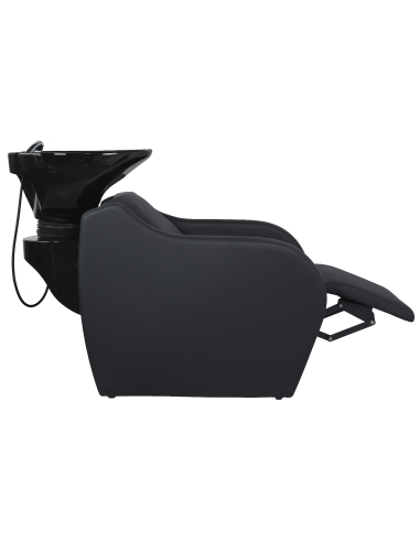  Bac à shampooing Full Black Avec Repose-Jambes électrique lorenzo metri 