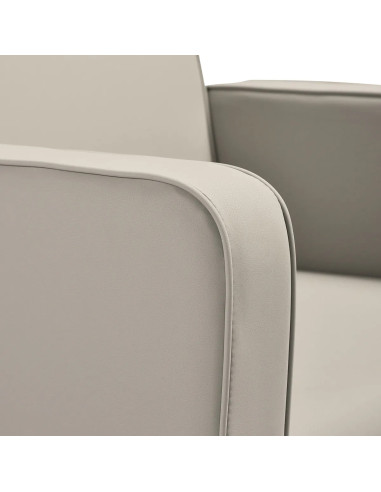 Lavatório para cabeleireiro Copenhagen, cinza-bege – Conforto premium e design moderno