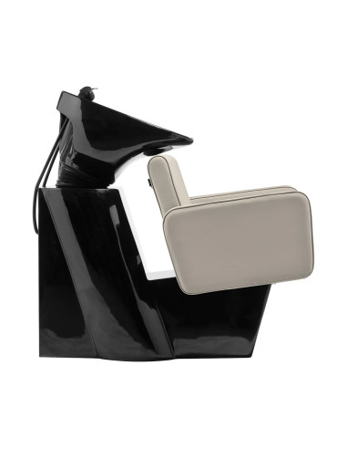 Lavabo da parrucchiere Copenhagen, grigio-beige: comfort premium e design moderno