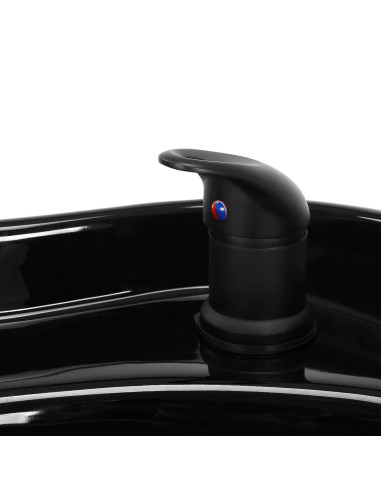 Copenhagen Hairdressing Wash Basin, Full Black – Elegant Design & Premium Comfort
