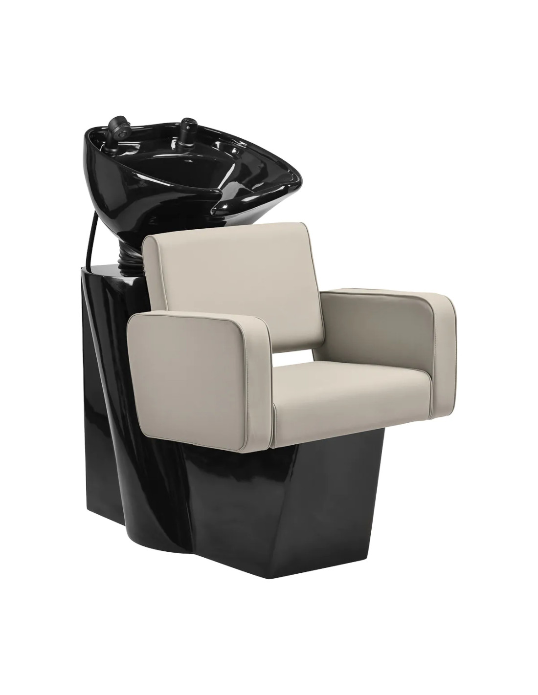 Copenhagen grijsbeige haarwasunit | Premium comfort & design