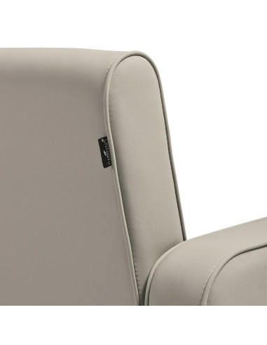 Sillón Copenhagen, gris-beige: comodidad superior y diseño moderno