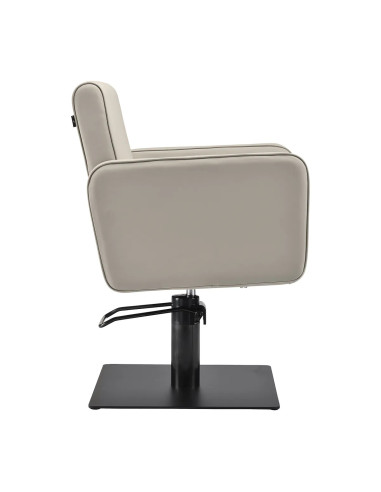 Fauteuil de Coiffage Copenhague Gris-Beige – Confort Premium & Design Moderne 