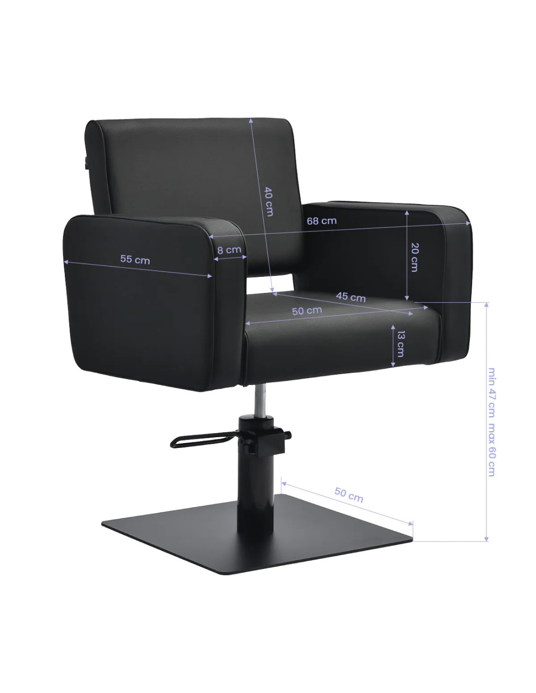 Copenhagen Full Black Styling Chair | Professional