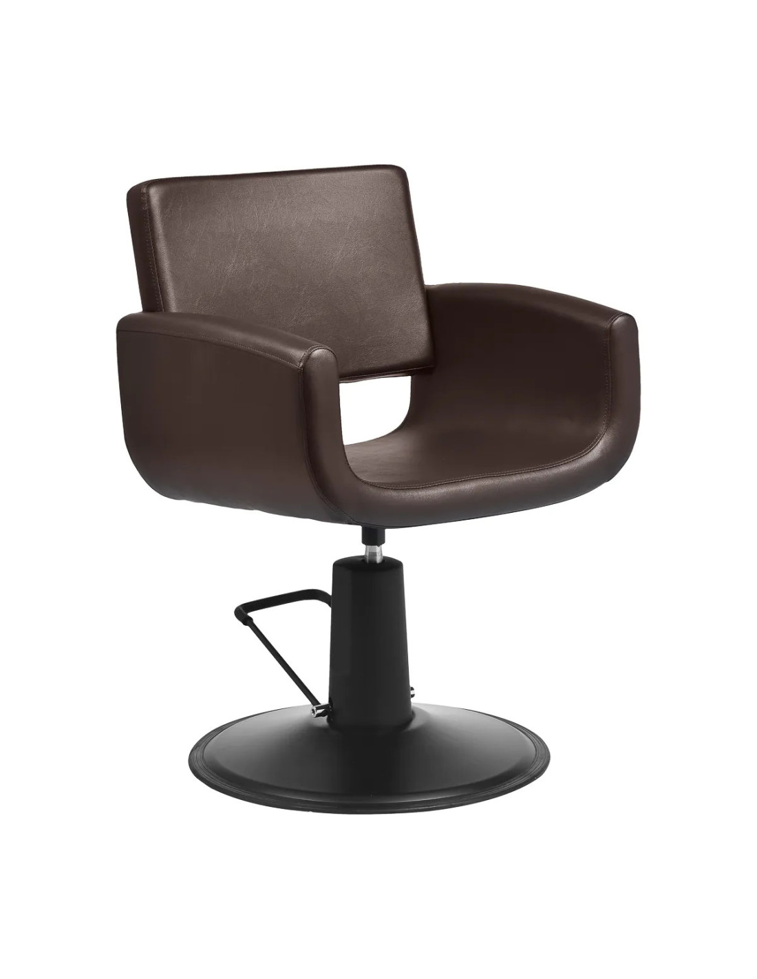 Naples Styling Chair, Schokoladenbraun – Italienisches Design und professioneller Komfort