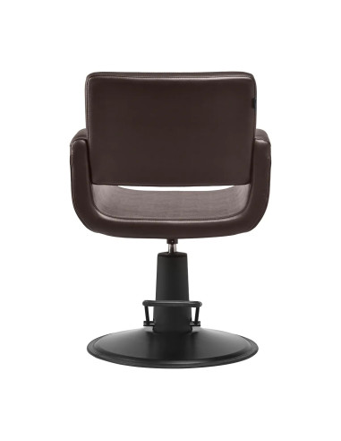  Fauteuil de Coiffage Naples Marron Chocolat – Design Italien & Confort Professionnel 
