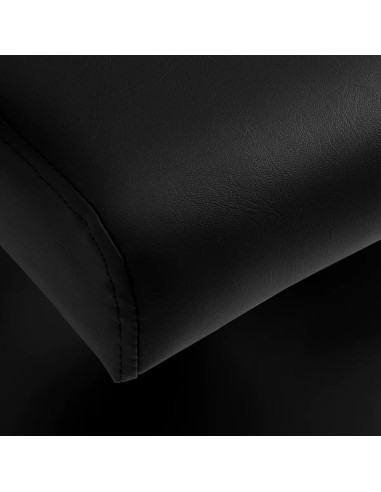 Cadeira de cabeleireiro hidráulica Cagliari preta – Design minimalista e conforto profissional