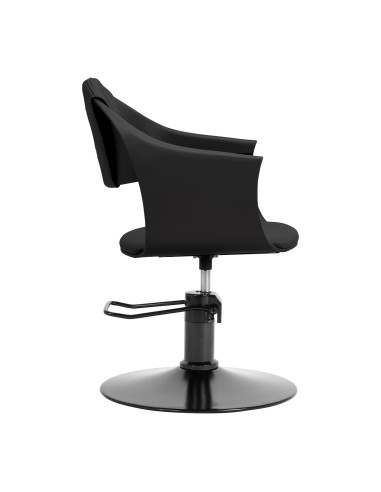 ASTORIA zwarte kappersstoel – professionele elegantie en ultiem comfort