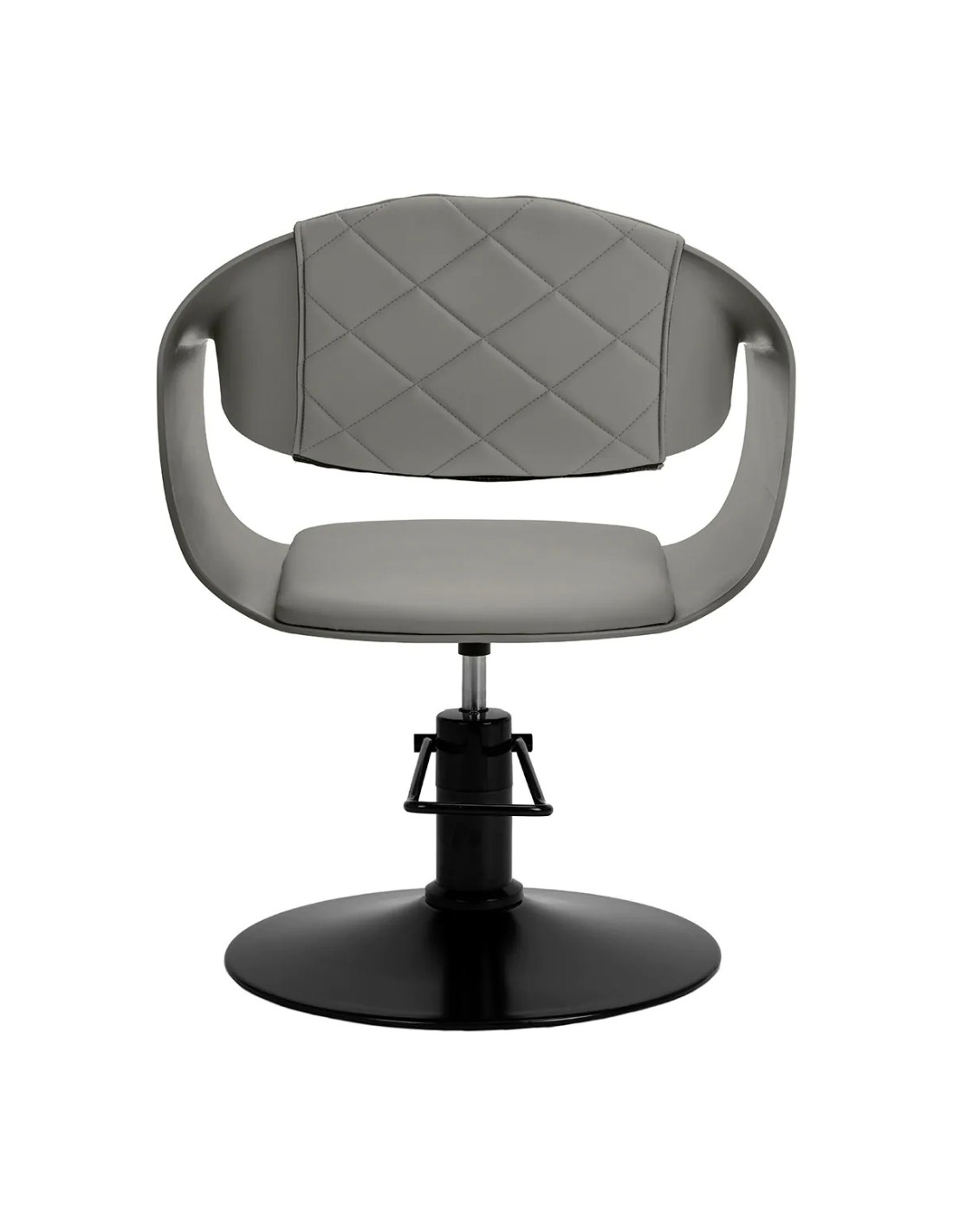 Fauteuil de coiffure ASTORIA Noir Gris – Élégance Professionnelle et Confort Premium 