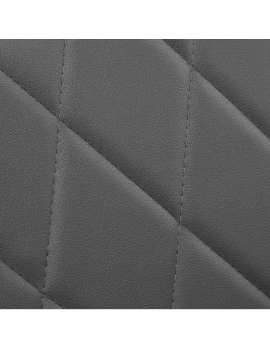 Poltrona barbiere Diamond, nera e grigia: design moderno ed ergonomia professionale 