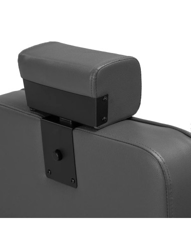 Sillón de barbero Diamond, negra y gris: diseño moderno y ergonomía profesional 