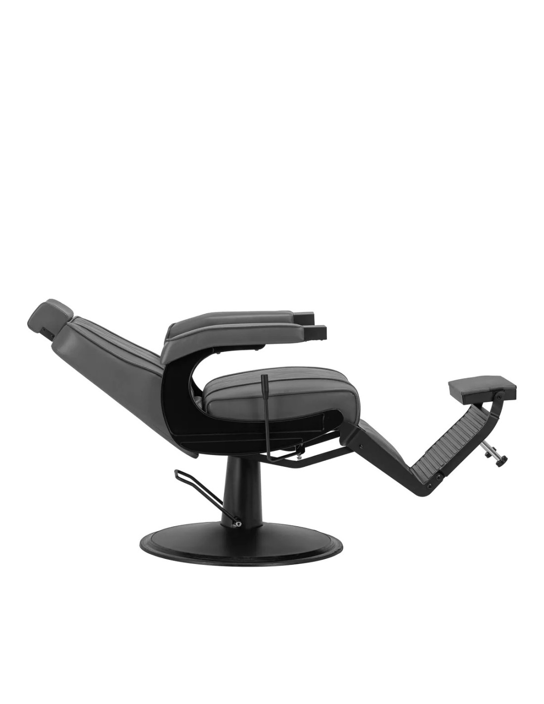 Diamond Fotel barberski , zwart en grijs – modern design en professionele ergonomie 