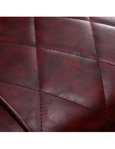 Diamond Steel Fotel barberski Bordeaux – Luxe en professioneel comfort 