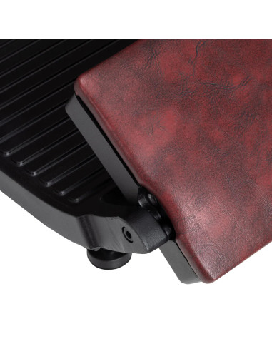Diamond Steel Fotel barberski Bordeaux – Luxe en professioneel comfort 